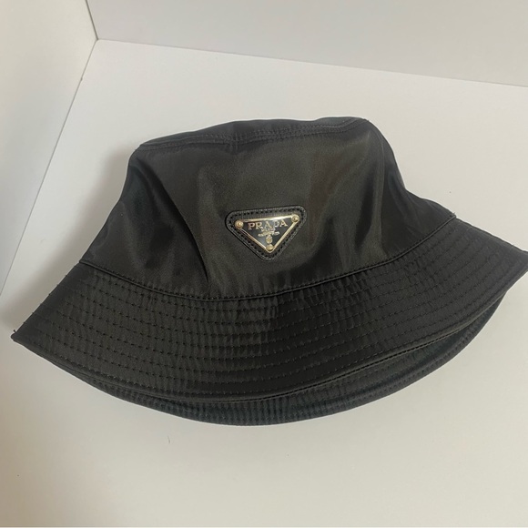 Prada Black Bucket Hat - Picture 1 of 5